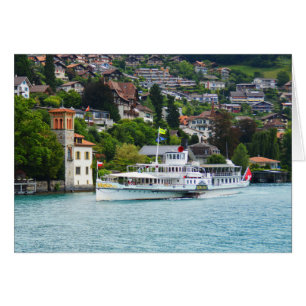 Bateau à aubes sur le lac Thun