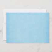 Bateau à baleine Nautique Baby Shower Invitations (Dos)