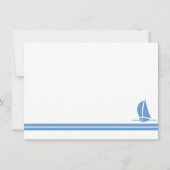 Bateau à cartes à note (Devant)