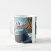 Bateau à moteur Café Mug (Devant gauche)