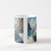Bateau à moteur Café Mug (Centre)