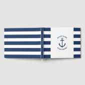 Bateau à rayures nautiques ou livre d'hôtes de la  (Complet)