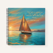 Bateau à Sunset Passez du temps avec Jesus Journal (Devant)