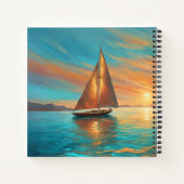 Bateau à Sunset Passez du temps avec Jesus Journal (Dos)