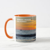 Bateau à Sunset - Venice Beach, CA Mug (Gauche)