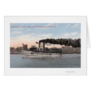 Bateau à  vapeur de Kennedy partant pour Bremerton
