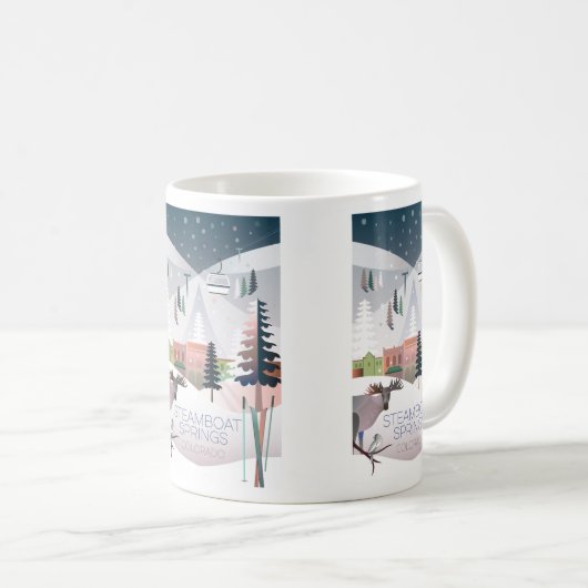 Bateau à vapeur Springs Mug (Devant droit)