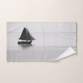 Bateau à voile (Serviette à main)