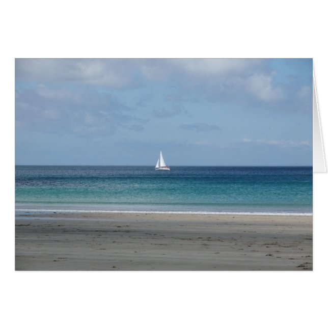 Bateau à voile (Devant horizontal)