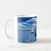 Bateau à voile Bateau Mug (Gauche)