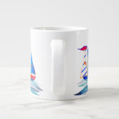 Bateau à voile Café Mug (Dos)