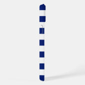 Bateau à voile Chrome sur les rayures de marine (Côté droit)