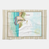 Bateau à voile dans un océan Turquoise serviette d (Horizontal)