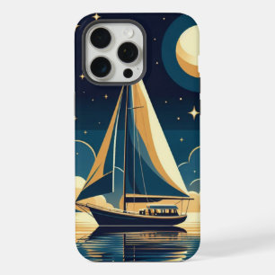 Bateau à voile la nuit