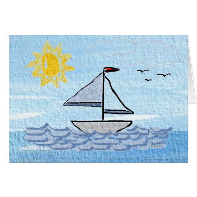 Bateau à voile Linen (Devant horizontal)