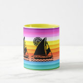 Bateau à voile Mug (Centre)
