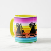 Bateau à voile Mug (Devant gauche)