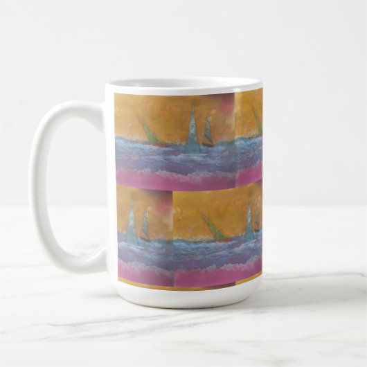 Bateau à voile Mug (Gauche)