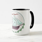 Bateau à voile Mug (Devant droit)