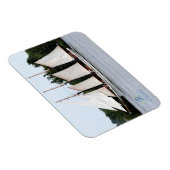 Bateau À Voile Sur Le Saint-Laurent Magnet (Côté Droit)