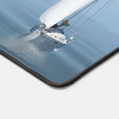 Bateau À Voilier Sur Lake Water (Coin)