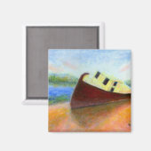 Bateau abandonné, aimant (Recto/Verso)