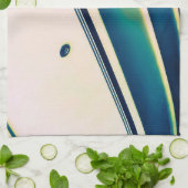 Bateau Abstrait en Blue Kitchen Serviettes (Plié)