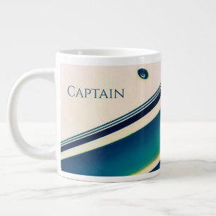 Bateau Abstrait en Mug de spécialités bleues