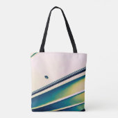 Bateau Abstrait en Sac fourre-tout bleu (Dos)