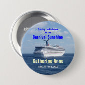 Bateau au badge nominatif de croisière de mer (Devant & derrière)