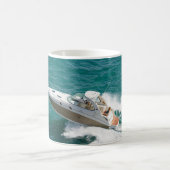 Bateau blanc en céramique de tasses de tasses de (Centre)