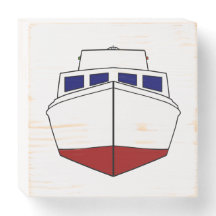 Bateau Cabine en bois Vintage