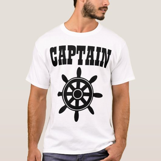 Bateau CAPITAINE papa T-Shirts (Devant)