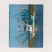 Bateau crevettier Mississippi. Puzzle (Vertical)