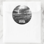 Bateau d'assaut amphibie Peleliu Sticker (Sac)