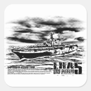 Bateau d'assaut amphibie Peleliu Sticker