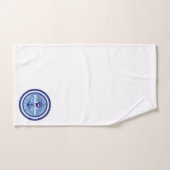 Bateau de barre de capitaine Vintage Nautical Rope (Serviette à main)