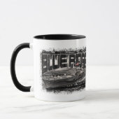 Bateau de commandement Blue Ridge Combo Mug (Gauche)