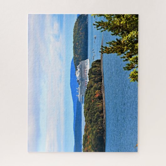 Bateau de croisière à Bar Harbour Jigsaw Puzzle (Vertical)