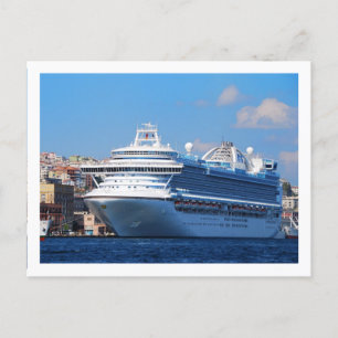 Bateau de croisière à Istanbul Carte postale