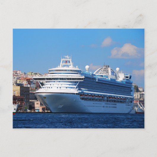 Bateau de croisière à Istanbul Carte postale (Devant)