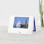 Bateau de croisière "Astoria", carte (Dos)