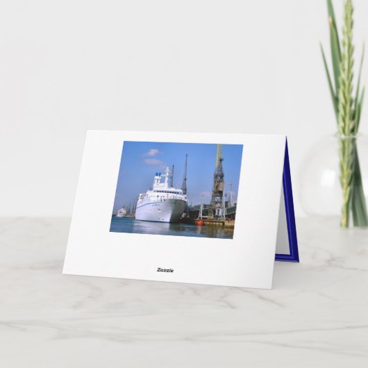 Bateau de croisière "Astoria", carte (Dos)