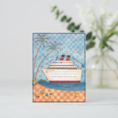 Bateau de croisière - Carte postale (Debout devant)