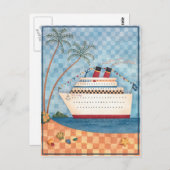 Bateau de croisière - Carte postale (Devant / Derrière)