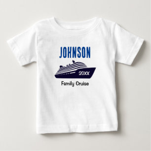 Bateau de croisière en famille Baby Girl Tshirt ga
