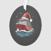 Bateau de croisière en famille Correspondant Noël (devant)