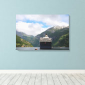 Bateau de croisière en toile Geirangerfjord (Insitu (Plancher de Bois))