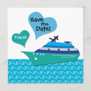Bateau de croisière Enregistrer la carte de date M