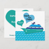 Bateau de croisière Enregistrer la carte de date M (Devant / Derrière)